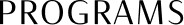 icon of programs in mobile